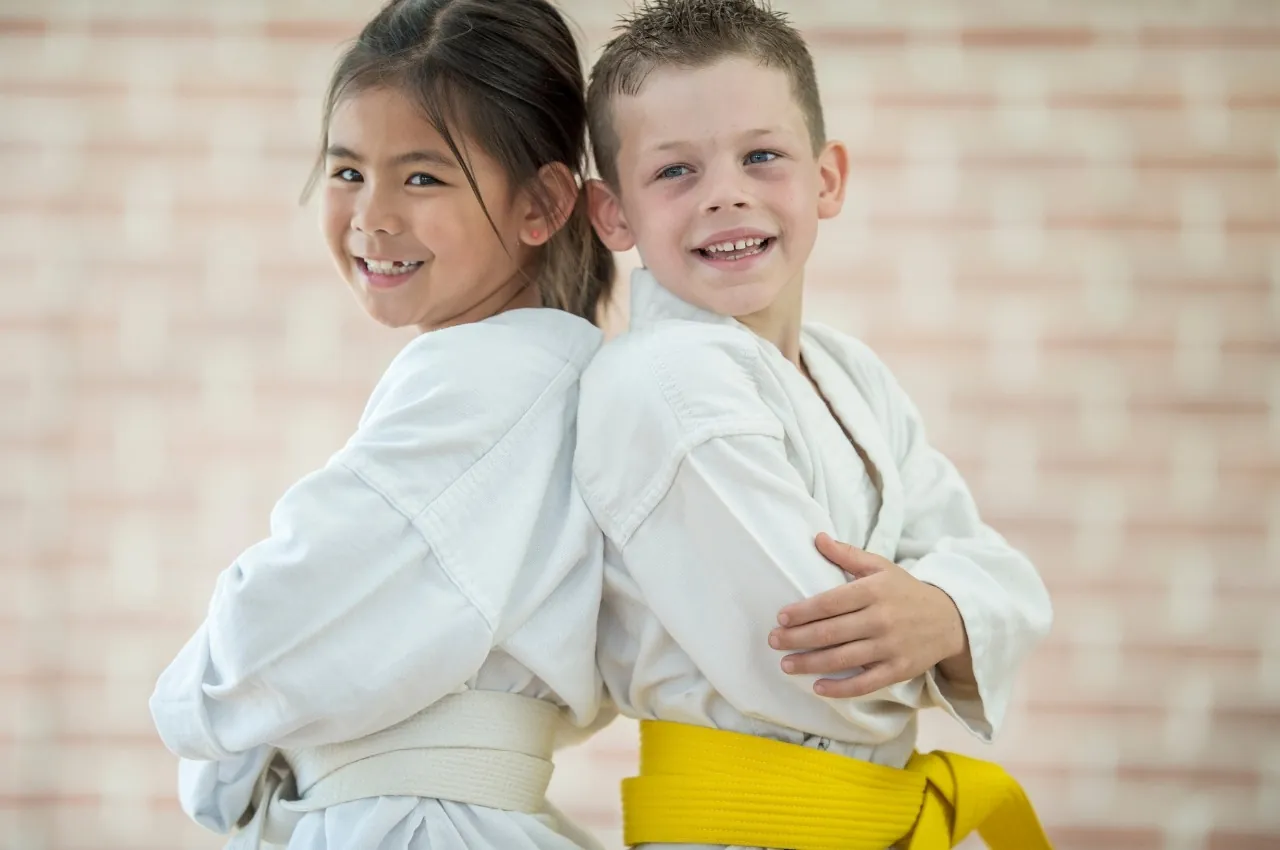 Active kids at summer camp at ABC Martial Arts